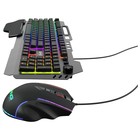 Клавиатура + мышь Оклик 700GMK клав:черный мышь:черный USB Multimedia LED (1533156) - Фото 4
