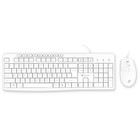 Клавиатура + мышь Оклик S650 клав:белый мышь:белый USB Multimedia (1875257) - Фото 1