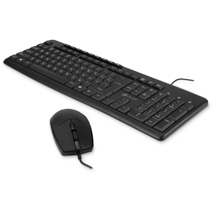 Клавиатура + мышь Оклик S650 клав:черный мышь:черный USB Multimedia (1875246) - фото 51354201