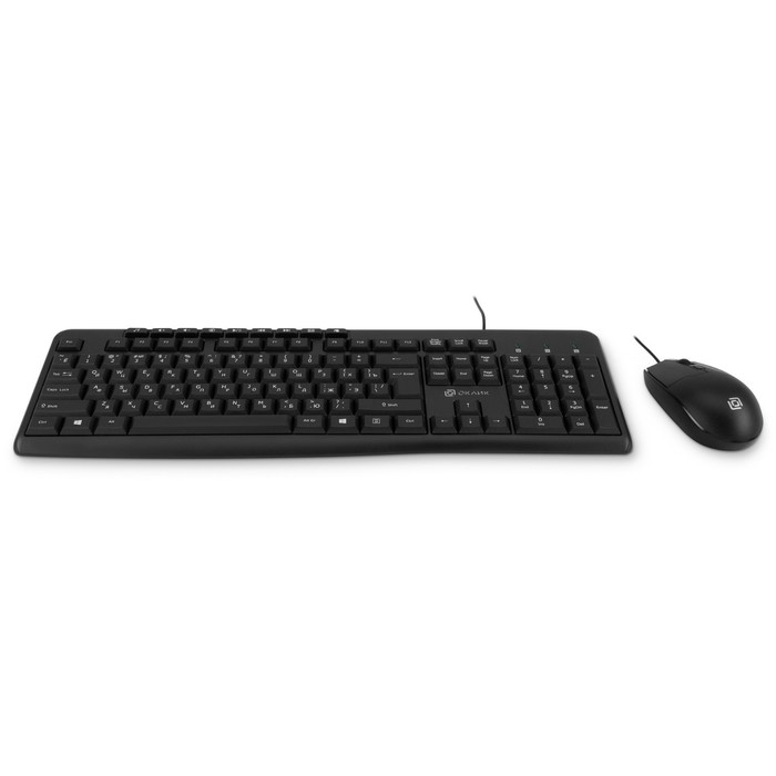 Клавиатура + мышь Оклик S650 клав:черный мышь:черный USB Multimedia (1875246) - фото 51354203