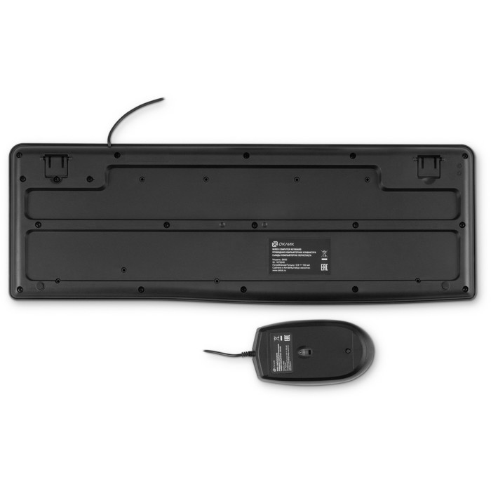 Клавиатура + мышь Оклик S650 клав:черный мышь:черный USB Multimedia (1875246) - фото 51354204