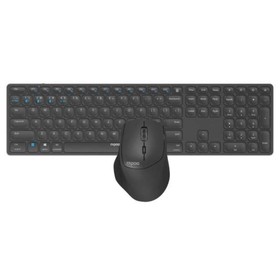 Клавиатура + мышь Rapoo 9800M DARK GREY клав:серый мышь:серый USB беспроводная Bluetooth/Рад   10046