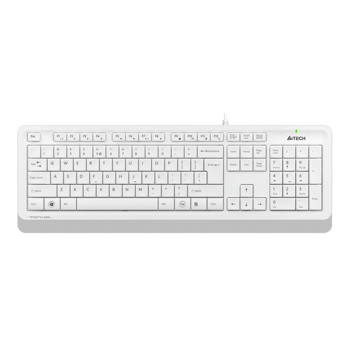 Клавиатура A4Tech Fstyler FK10 белый/серый USB - Фото 1