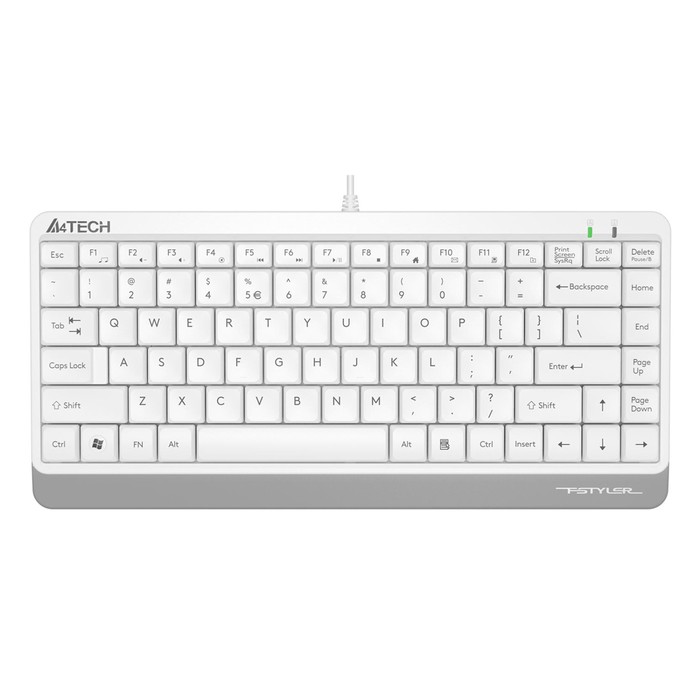 Клавиатура A4Tech Fstyler FK11 белый USB slim - Фото 1