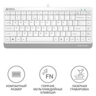 Клавиатура A4Tech Fstyler FK11 белый USB slim - фото 9739290
