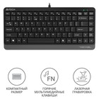 Клавиатура A4Tech Fstyler FK11 черный/серый USB slim - фото 9739296