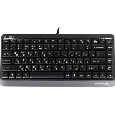Клавиатура A4Tech Fstyler FK11, проводная, мембранная, 86 клавиш, USB, 1.5 м, черная