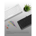 Клавиатура A4Tech Fstyler FK11 черный/серый USB slim - фото 9739299