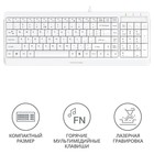 Клавиатура A4Tech Fstyler FK15 белый USB (FK15 WHITE) - Фото 2