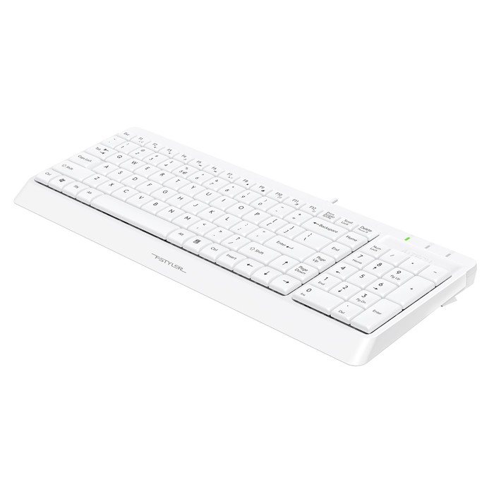 Клавиатура A4Tech Fstyler FK15 белый USB (FK15 WHITE) - фото 51354356