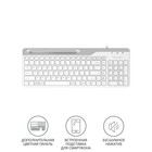 Клавиатура A4Tech Fstyler FK25 белый/серый USB slim - Фото 2