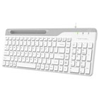 Клавиатура A4Tech Fstyler FK25 белый/серый USB slim - Фото 8