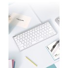 Клавиатура A4Tech Fstyler FX51 белый USB slim Multimedia (FX51 WHITE) - фото 51354446 Клавиатура A4Tech Fstyler FX51 белый USB slim Multimedia (FX51 WHITE) - фото 51354446