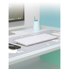 Клавиатура A4Tech Fstyler FX51 белый USB slim Multimedia (FX51 WHITE) - фото 51354447 Клавиатура A4Tech Fstyler FX51 белый USB slim Multimedia (FX51 WHITE) - фото 51354447