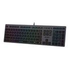 Клавиатура A4Tech Fstyler FX60 серый USB slim LED (FX60 GREY / NEON) - Фото 7