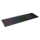 Клавиатура A4Tech Fstyler FX60 серый USB slim LED (FX60 GREY / NEON) - Фото 8