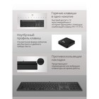 Клавиатура A4Tech Fstyler FX60H серый USB slim LED (FX60H GREY/WHITE) - Фото 5