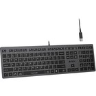 Клавиатура A4Tech Fstyler FX60H серый USB slim LED (FX60H GREY/WHITE) - Фото 9