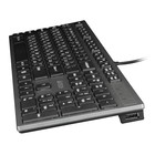 Клавиатура A4Tech KV-300H серый/черный USB slim - Фото 4