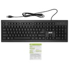 Клавиатура Acer OKW120 черный USB (ZL.KBDEE.006) - Фото 9
