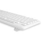 Клавиатура Оклик 305M белый USB Multimedia (1875227) - Фото 9