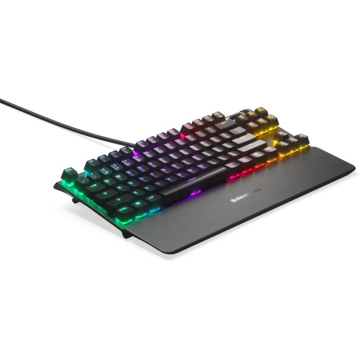 Клавиатура Steelseries Apex Pro TKL механическая черный USB for gamer LED (подставка для зап   10046 - фото 51354808