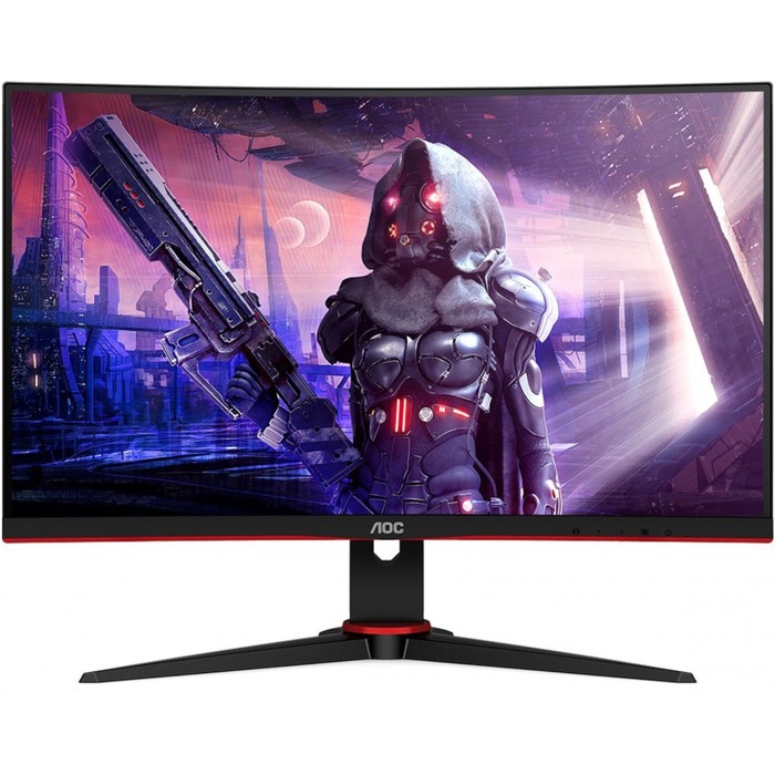 Монитор AOC 23.6" Gaming C24G2AE-BK черный/красный VA LED 1ms 16:9 HDMI M/M матовая 250cd 17   10046 - Фото 1