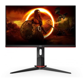 Монитор AOC 23.8" Gaming 24G2U5-BK черный/красный IPS LED 1ms 16:9 HDMI M/M матовая HAS Piv   100461