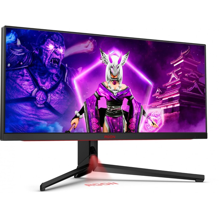 Монитор AOC 34" Agon Pro AG344UXM черный/красный IPS LED 21:9 HDMI M/M матовая HAS Piv 1000c   10046 - фото 51359428