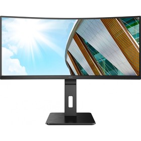 Монитор AOC 34" Pro CU34P2A черный VA LED 1ms 21:9 HDMI M/M матовая HAS Piv 300cd 178гр/178г   10046