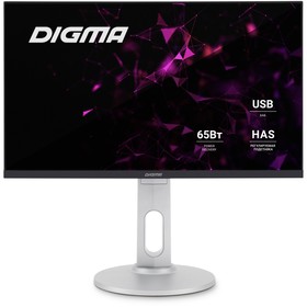 Монитор Digma 23.8" DM-MONB2407 черный IPS LED 7ms 16:9 HDMI M/M матовая HAS Piv 250cd 178гр   10046 10046349