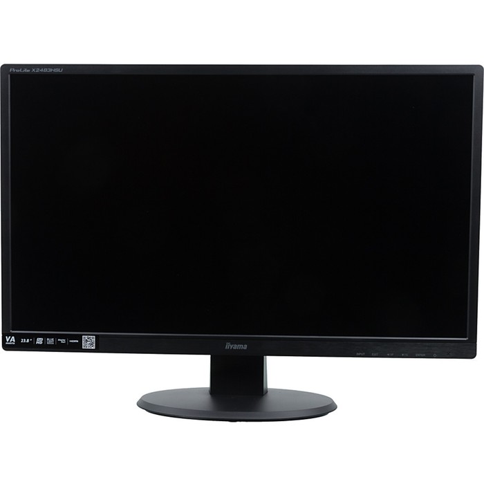 Монитор Iiyama 23.8" ProLite X2483HSU-B3 черный AMVA LED 4ms 16:9 HDMI M/M матовая 3000:1 25   10046 - фото 51360126