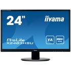 Монитор Iiyama 23.8" ProLite X2483HSU-B5 черный VA LED 16:9 HDMI M/M матовая 250cd 178гр/178   10046 - фото 51360135