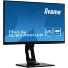 Монитор Iiyama 23.8" ProLite XUB2492HSC-B1 черный IPS LED 16:9 HDMI M/M матовая HAS Piv 250c   10046 - фото 51360168