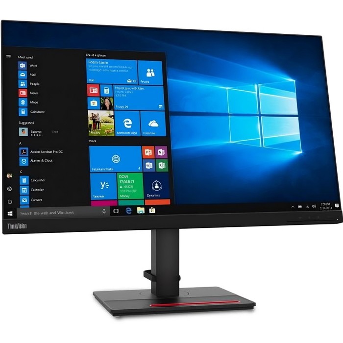 Монитор Lenovo 27" T27h-2L черный IPS LED 4ms 16:9 HDMI матовая HAS Piv 350cd 178гр/178гр 25   10046 - фото 51360276