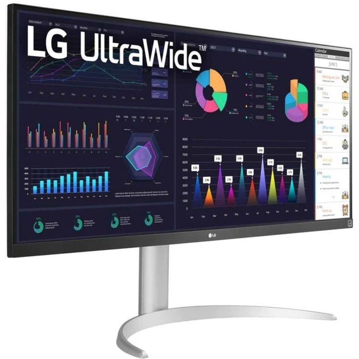 Монитор LG 34" 34WQ65X-W белый IPS LED 21:9 HDMI матовая HAS 500cd 178гр/178гр 2560x1080 60H   10046 - фото 51360425