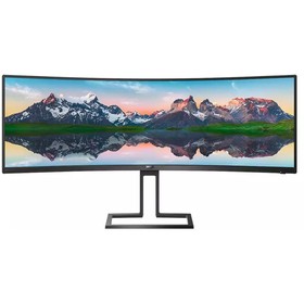 Монитор Philips 49" 498P9 черный VA LED 32:9 HDMI M/M матовая HAS Piv 450cd 178гр/178гр 5120   10046