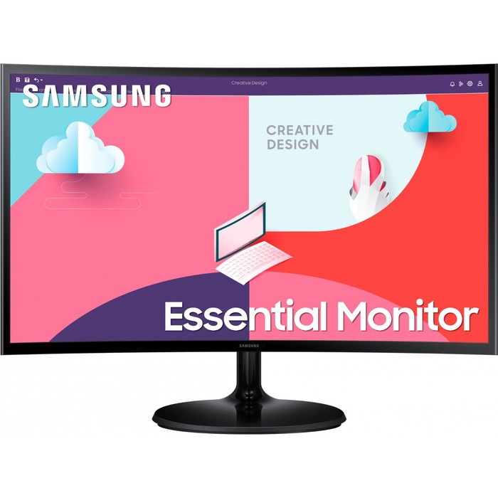 Монитор Samsung 23.8" S24C360EAI черный VA LED 1ms 21:9 HDMI матовая 250cd 178гр/178гр 3440x   10046 - Фото 1