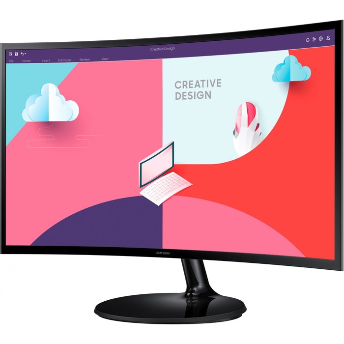 Монитор Samsung 23.8" S24C360EAI черный VA LED 1ms 21:9 HDMI матовая 250cd 178гр/178гр 3440x   10046 - фото 51360702