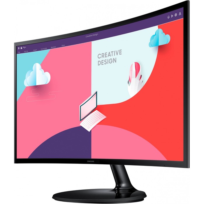 Монитор Samsung 23.8" S24C360EAI черный VA LED 1ms 21:9 HDMI матовая 250cd 178гр/178гр 3440x   10046 - фото 51360704