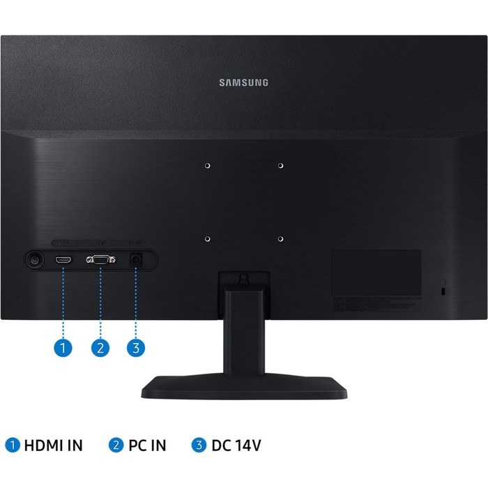 Монитор Samsung 24" S24A336N черный VA LED 16:9 HDMI матовая 250cd 178гр/178гр 1920x1080 60H   10046 - фото 51360727