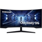 Монитор Samsung 34" Odyssey G5 C34G55TWWI черный VA LED 1ms 21:9 HDMI матовая 250cd 178гр/17   10046 - Фото 1