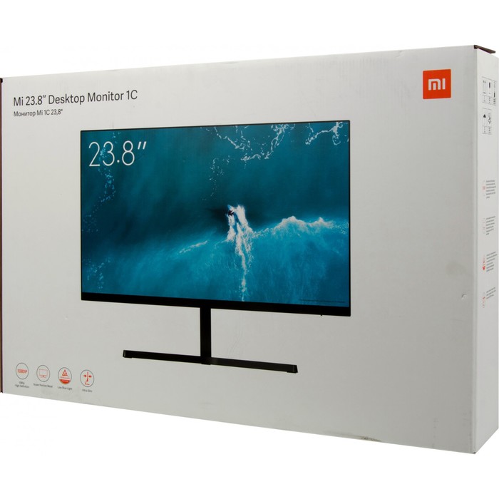 Монитор Xiaomi 23.8" Mi Desktop Monitor 1C черный IPS LED 16:9 HDMI матовая 250cd 178гр/178г   10046 - фото 51360837