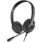 Наушники с микрофоном A4Tech Fstyler FH100i черный 1.8м накладные оголовье (FH100I (STONE BL   10046 - Фото 1