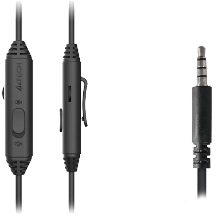 Наушники с микрофоном A4Tech Fstyler FH100i черный 1.8м накладные оголовье (FH100I (STONE BL   10046 - фото 51360864