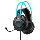 Наушники с микрофоном A4Tech Fstyler FH200i серый/синий 1.8м накладные оголовье (FH200I BLUE   10046 - Фото 8