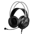 Наушники с микрофоном A4Tech Fstyler FH200U серый 2м накладные USB оголовье (FH200U GREY) - Фото 1