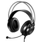 Наушники с микрофоном A4Tech Fstyler FH200U серый 2м накладные USB оголовье (FH200U GREY) - Фото 7
