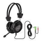 Наушники с микрофоном A4Tech HS-19 серебристый/черный 2м накладные оголовье (HS-19 (GREY)) 1004658 - фото 51360937 Наушники с микрофоном A4Tech HS-19 серебристый/черный 2м накладные оголовье (HS-19 (GREY)) 1004658 - фото 51360937
