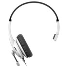 Наушники с микрофоном A4Tech HU-11 черный/белый 2м накладные USB оголовье (HU-11/USB/BLACK+W 10046 - фото 51360985 Наушники с микрофоном A4Tech HU-11 черный/белый 2м накладные USB оголовье (HU-11/USB/BLACK+W 10046 - фото 51360985